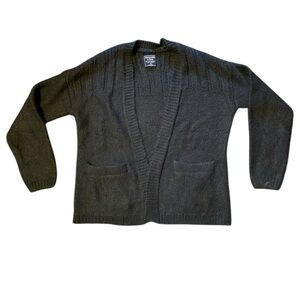 Abercrombie & Fitch Black Open Cardigan Size XS  Fuzzy Cozy
